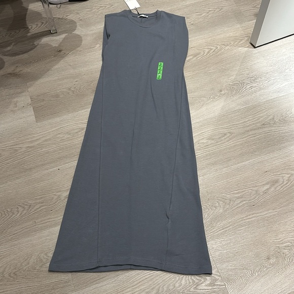NWT Zara Washed Effect Midi Dress - Picture 3 of 6